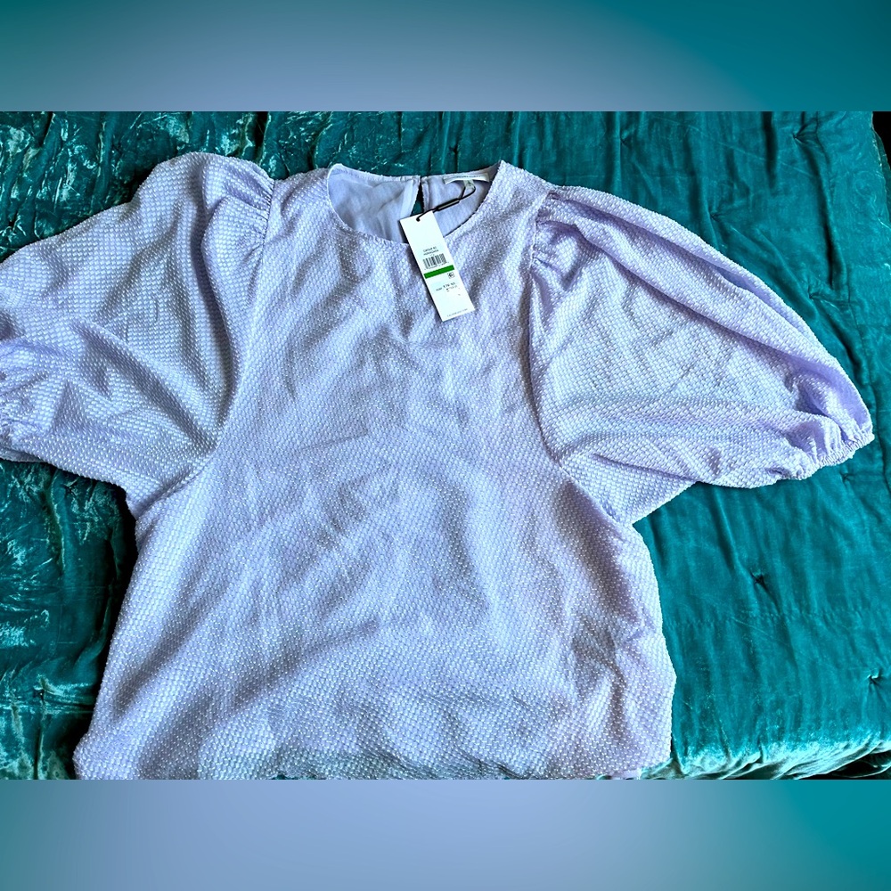 Calvin Klein Blouse Purple , size L